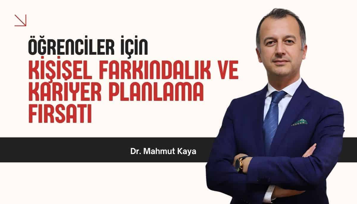 Kişisel farkındalık ve kariyer planlama, öğrencilere yönelik kişisel gelişim fırsatları.