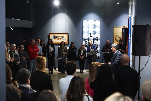 Mehmet Tüzüm Kızılcan Sanat Galerisi'nde 70 eserlik tekstil sergisi sanatseverlerle buluştu