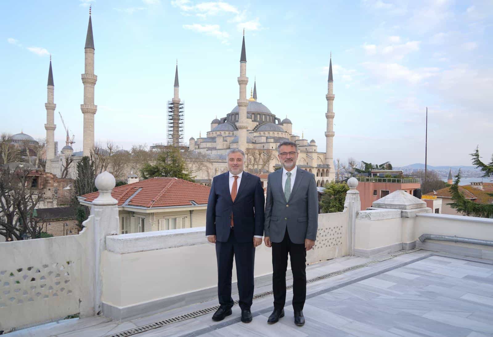 Prof. Dr. Nevzat Şimşek'ten Marmara Üniversitesi Rektörüne Nezaket Ziyareti