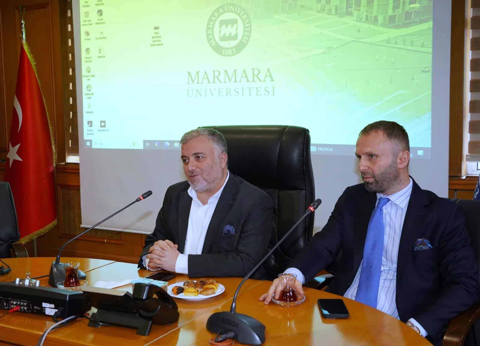 Marmara Üniversitesi ile Recep Tayyip Erdoğan Üniversitesi İş Birliği Fırsatlarını Değerlendirdi