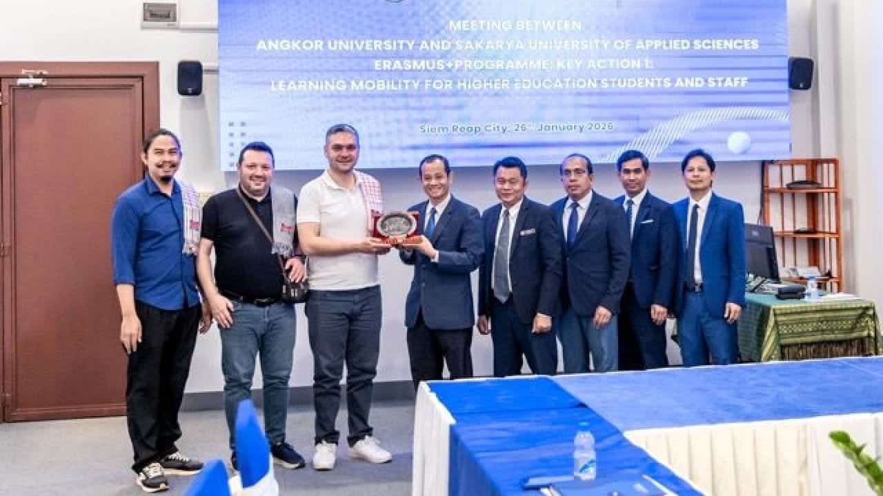 SUBÜ ve Angkor Üniversitesi Arasında Erasmus+ ve Uygulamalı Eğitim İş Birliği