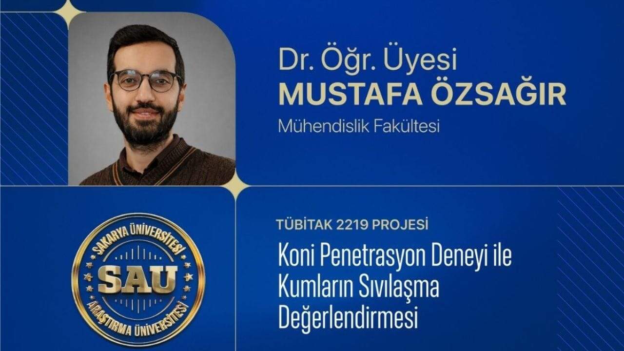 Dr. Mustafa Özsağır’ın TÜBİTAK 2219 Projesiyle Depremde Sıvılaşma Analizine Uluslararası Katkı