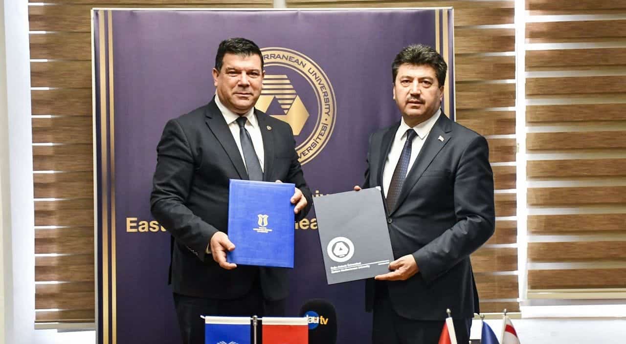 SUBÜ ile Doğu Akdeniz Üniversitesi arasında eğitim ve araştırma iş birliği protokolü imzalandı