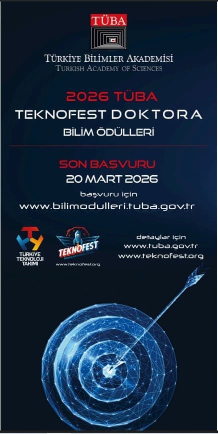 2026 TÜBA-TEKNOFEST Doktora Bilim Ödülleri İçin Başvuru Yöntemleri ve Alanlar