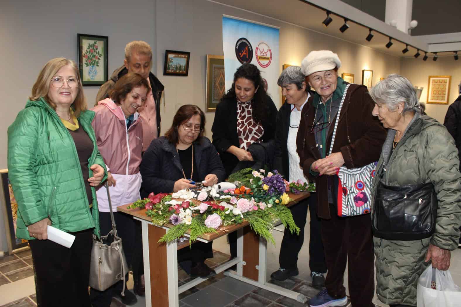 Akdeniz Üniversitesi'nde Her Yaşta Sanat Çalıştayı’na 60+ Katılımı Öne Çıktı