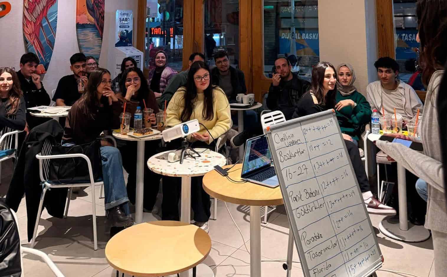 Sıfırdan Zirveye Girişimcilik Kulübü’nde Quiz Night 2 Etkinliği Öğrencilerden Yoğun İlgi Gördü