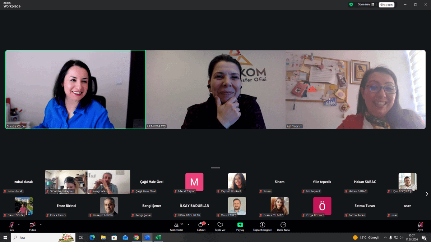 TÜBİTAK 3005 Programı Proje Yazım Stratejileri Araştırmacılara Aktarıldı