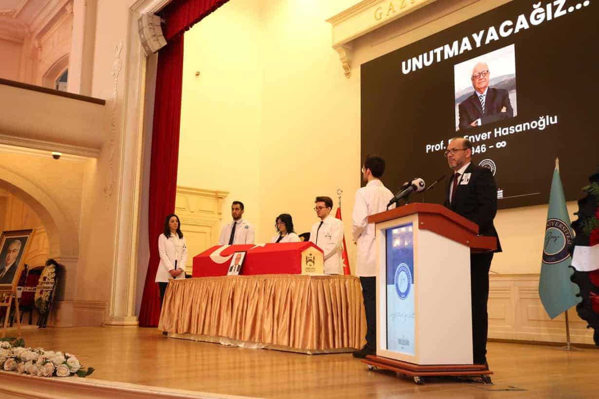 Prof. Dr. Enver Hasanoğlu Gazi Üniversitesi’nde Düzenlenen Törenle Anıldı ve Son Yolculuğuna Uğurlandı