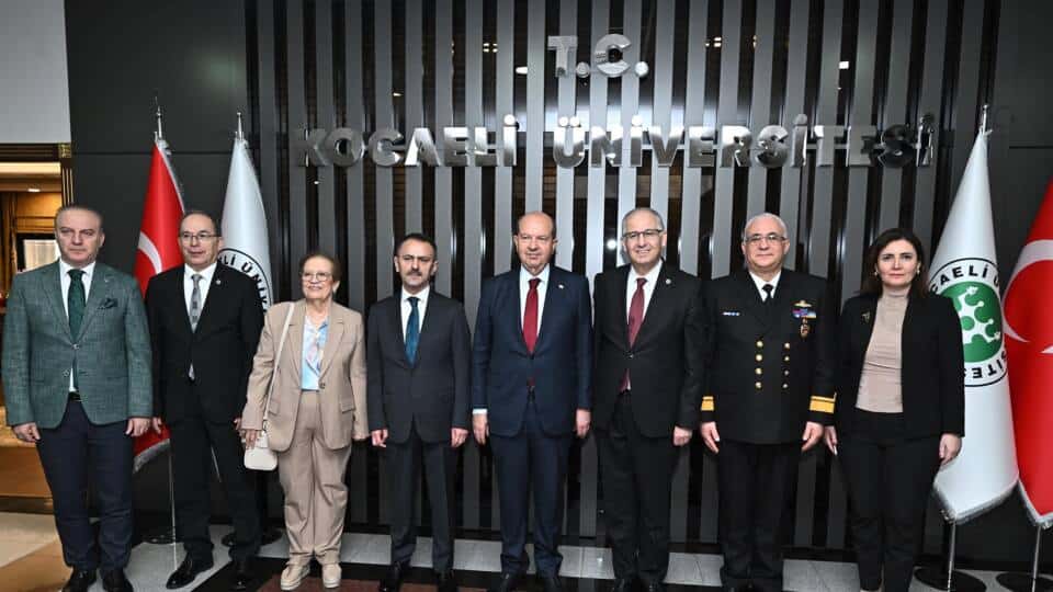 KKTC 5. Cumhurbaşkanı Ersin Tatar’dan Kocaeli Üniversitesi’ne Ziyaret