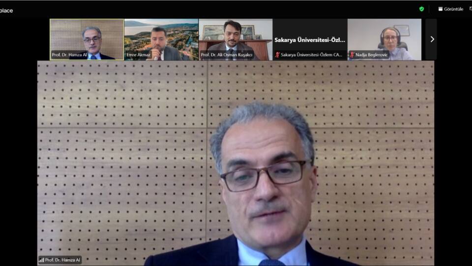 Sakarya Üniversitesi ile Uluslararası Saraybosna Üniversitesi Çevrim İçi İş Birliği Toplantısında Yeni Projeler Masaya Yatırıldı